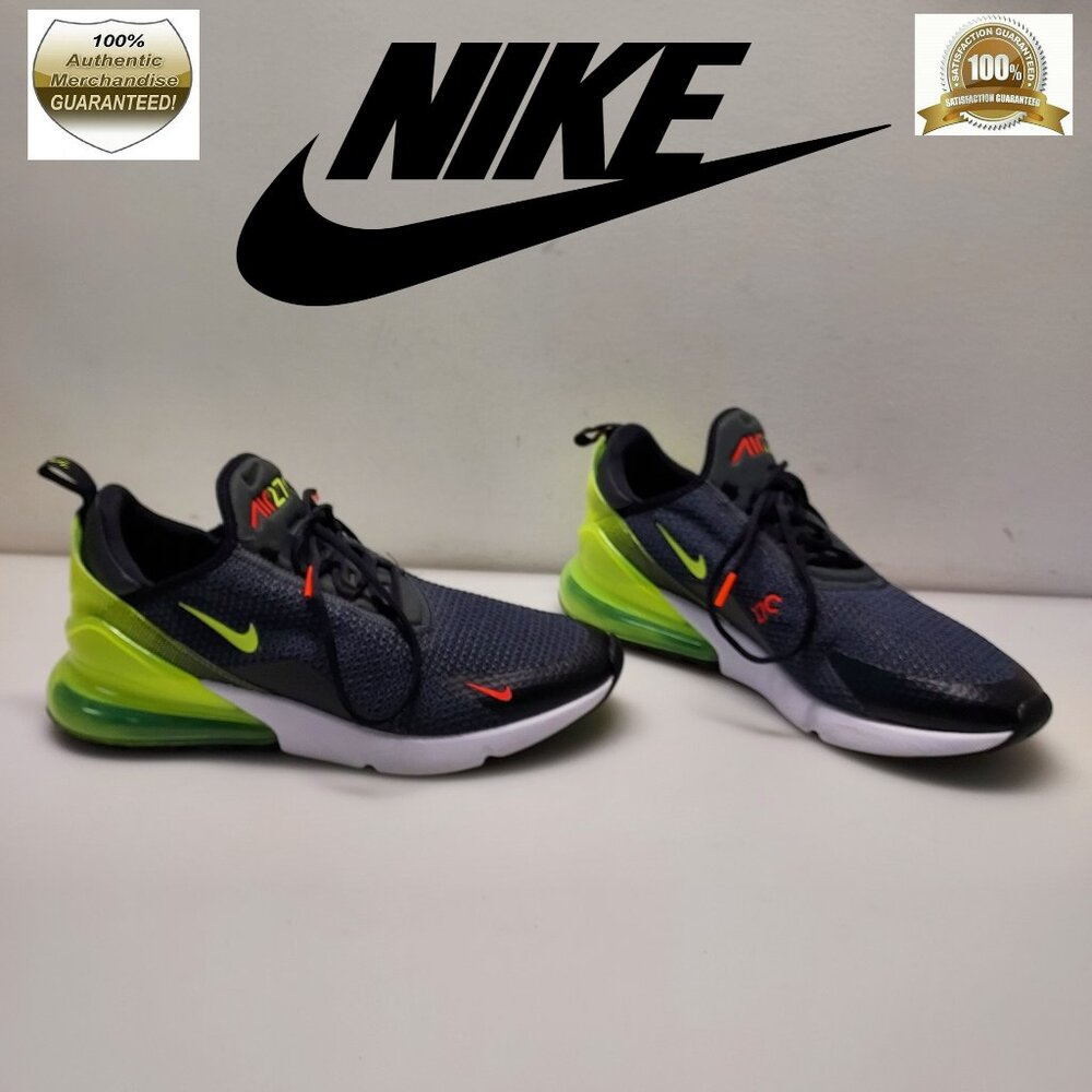 👟NIKE Air Max 270 Men's SIZE 12 Retro Future Neon VOLT Collection Training Shoe